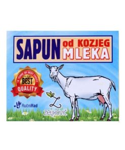ZELJKOVIĆ SAPUN OD KOZJEG MLIJEKA KLASIČNO,  Kozje mlijeko uklanja znakove starenja kože, smanjuje upalu kože.