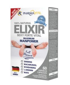 Alternative view of Pharmavital Elixir Sexy Forte Vital kapsule a60, Doprinosi da muškarac bude vitalan u svim životnim situacijama