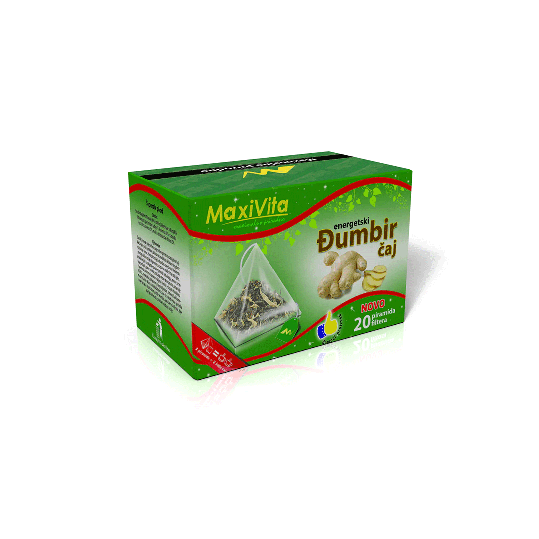 MAXIVITA ČAJ ĐUMBIR FILTER VREĆICE A20 - Slika 2