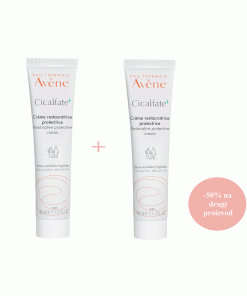 AVENE CICALFATE+ KREMA 2X40ML (-50% NA DRUGI)