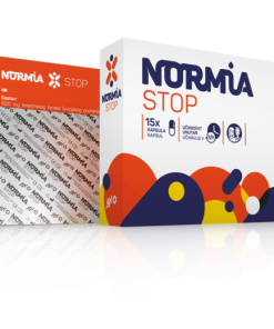 Alternative view of Normia Stop 15 kapsula, Namijenjen je za učinkovito smanjenje simptoma akutnog proljeva