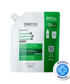 Vichy Dercos šampon protiv prhuti za masnu kosu Refill, 390 ml