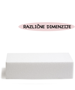 Pravokutni stiropor, visina 7,5 cm – razne dimenzije