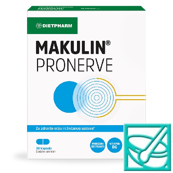 DIETPHARM MAKULIN PRONERVE caps a 30 - Slika 2