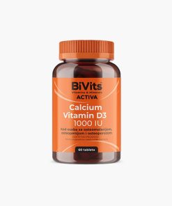 BIVITS CALCIUM + VITAMIN D3 1000 IU (60 TABLETA)