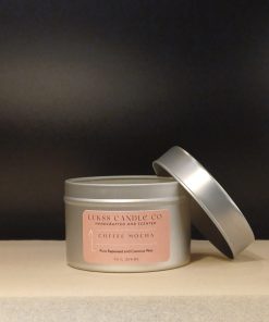 Alternative view of “Coffee Mocha” proljetna kolekcija svijeća – istarski ručni rad 95g – Lukss Candle Co