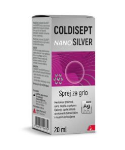 Coldisept NanoSilver sprej za grlo, 20 ml
