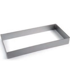 Inox obruč za torte i kolače pravokutni h 5 cm 39 x 29 cm