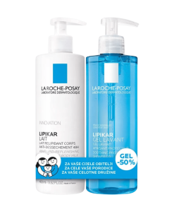 Alternative view of La Roche-Posay Lipikar Gel Lavant, 400 ml + Lait Mlijeko za lice i tijelo, 400 ml