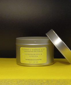 “Limunska trava i đumbir” proljetna kolekcija svijeća – istarski ručni rad 95g – Lukss Candle Co