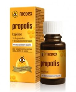 Alternative view of Medex Propolis bezalkoholne kapi 15ml, Njeguje i štiti usta i usnu sluznicu te obnavlja i štiti kožu djece i odraslih