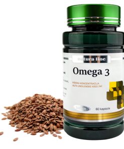 Alternative view of Omega 3 Flaxseed Oil + Vitamin E 60 Oil Capsules