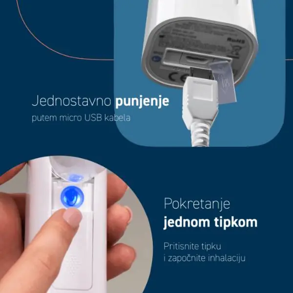 Omron Mini Air 360+ inhalator - Slika 4