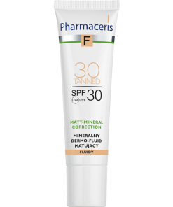Alternative view of Pharmaceris F 30 TANNED Mineralni matirajući tečni puder SPF30, 30 ml