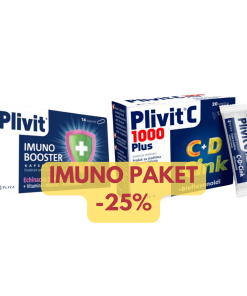 Plivit Imuno Booster, 14 kapsula + Plivit C 1000 Plus, 20 vrećica PROMO
