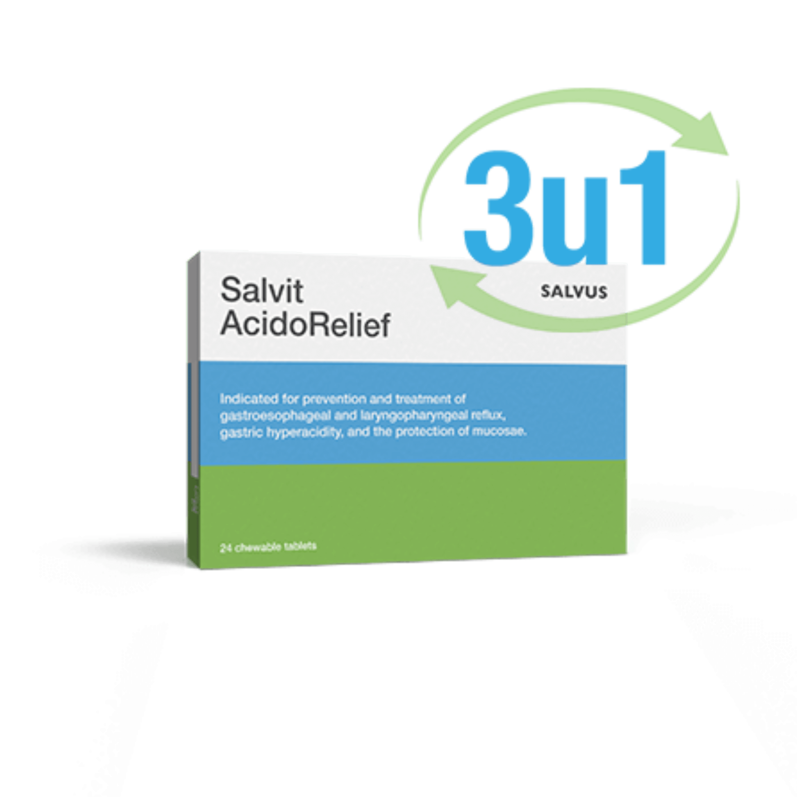 Salvit Acido Relief, 24 tablete za žvakanje - Slika 2