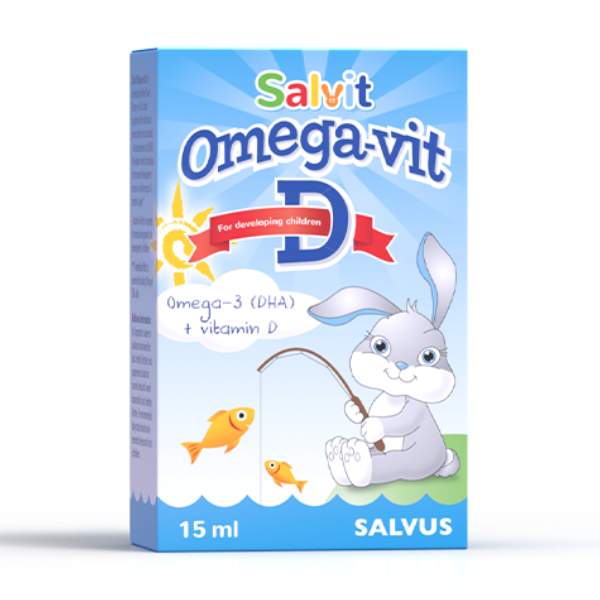 Salvit Omega Vitamin D kapi 15 ml - Slika 2