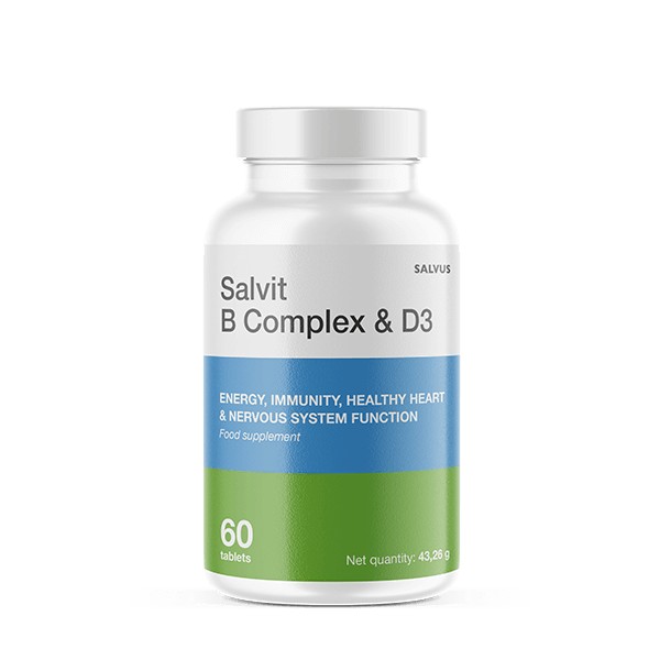 Salvit B Complex & D3 tablete