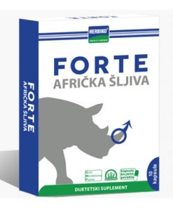 Alternative view of HERBIKO AFRIČKA ŠLJIVA FORTE kapsule a 10, Dodatak prehrani za jaču potenciju i zdravlje prostate