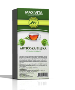 Alternative view of MAXIVITA ARTIČOKA 40g rinfuzni čaj, Snižava holesterol, čisti jetru i pomaže pri mršavljenju