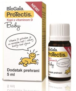 Biogaia Protectis kapi s vitaminom D3 5ml
