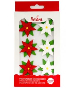 Alternative view of Dekoracija šećera – božićna zvijezda (6 komada) Decora