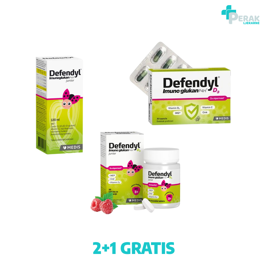 Defendyl Imunoglukan Paket za Imunitet 2+1 GRATIS