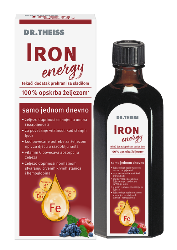 Dr. Theiss Iron energy otopina 250 ml - Slika 2