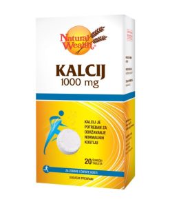 Alternative view of Natural Wealth Kalcij 1000 mg 20 šumećih tableta