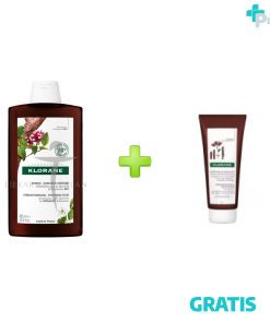 Klorane Kinin/Runolist Šampon 400ml + Balzam 50ml GRATIS