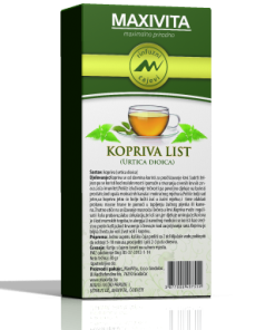 Alternative view of MAXIVITA Kopriva list čaj 40g, Za pročišćavanje krvi i protiv upale mokračnih kanala