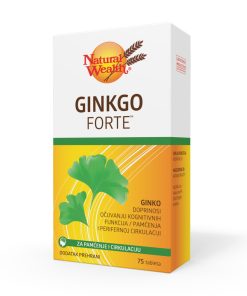 Alternative view of Natural Wealth Ginkgo Forte za Pamćenje i Cirkulaciju 75 tableta