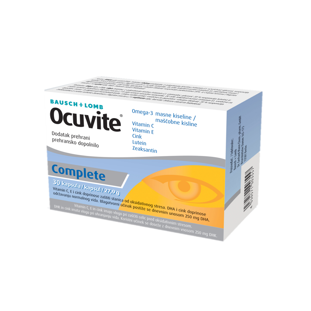 Ocuvite Kapsule za Zdravlje Očiju 30 kom - Slika 2