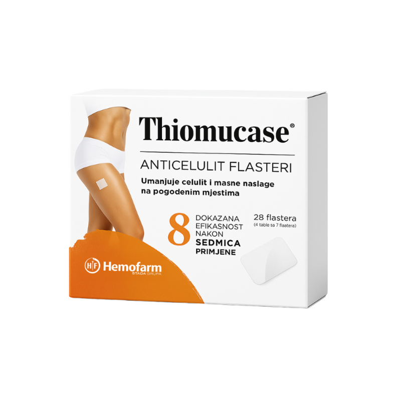 THIOMUCASE Anticelulit flasteri a28 flastera, Doprinose smanjenju celulita