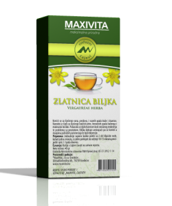 MAXIVITA Zlatnica biljka čaj 40g, Višestruko djelovanje, pri liječenju rana, upala, proljeva te depresivnih stanja